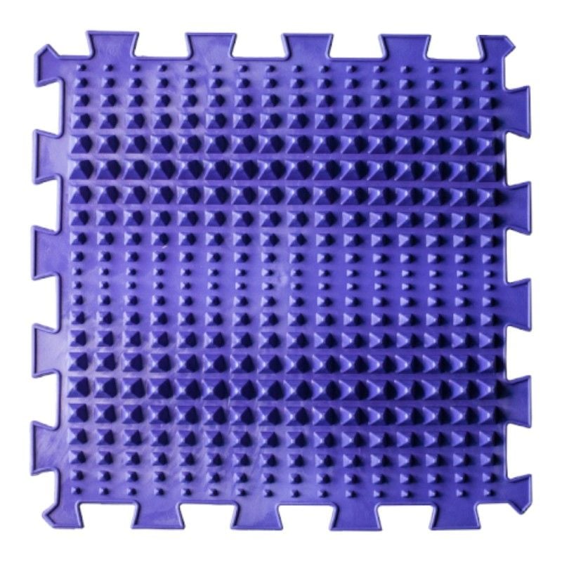 Килимок масажний ПІРАМІДИ Пазл 1 елемент Ортек 17.07 26*26см  Різнокольорові