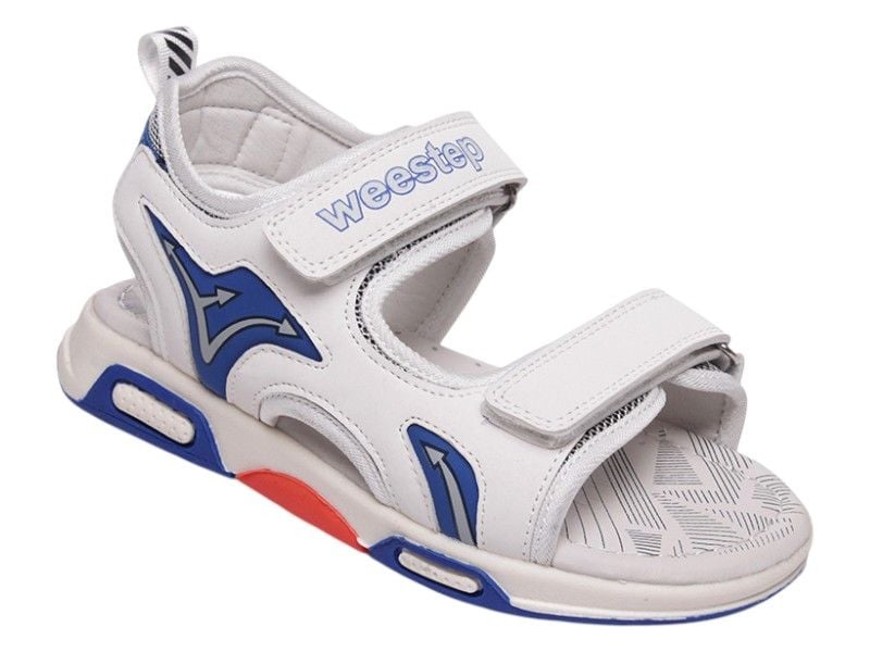 Босоніжки з відкритою п'ятою Weestep 48.93 26  Білі з синім