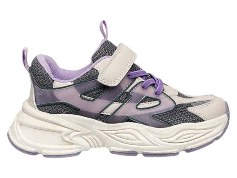 Кросівки Flamingo 23.11 34 21,5см  Сіро-лілові