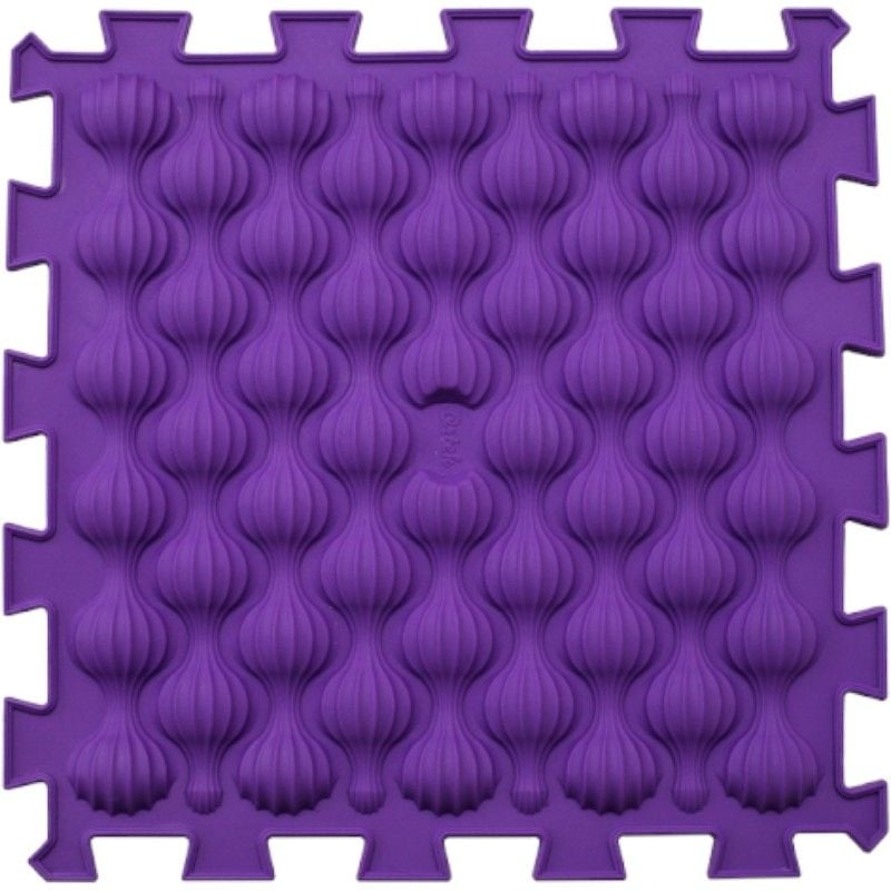 Килимок масажний МУШЛІ Пазл 1 елемент Ортек 17.51 26*26 см  Різнокольорові