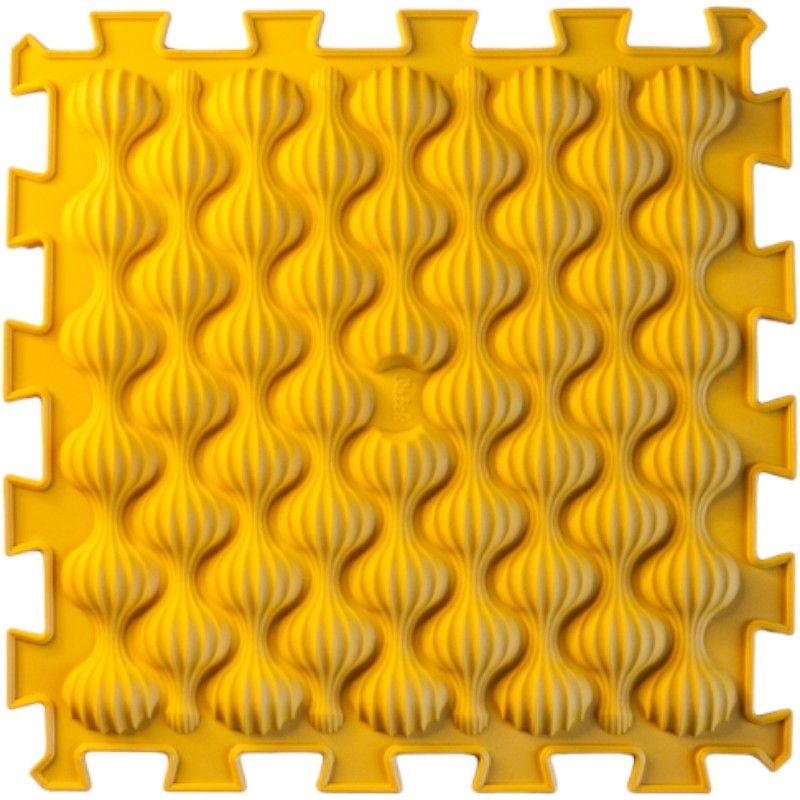 Килимок масажний МУШЛІ Пазл 1 елемент Ортек 17.51 26*26 см  Різнокольорові