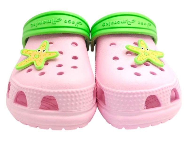 Сабо Jose Amorales 21.52 22-23  Рожеві з салатовим