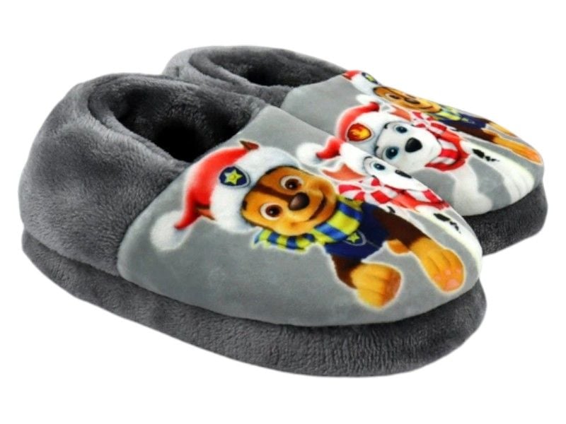 Тапочки Memory Home новорічні собачки Waldi 60.622 24-25  Сірі