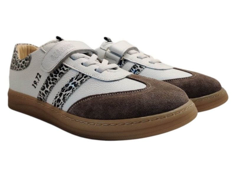 Кросівки з супінатором Bebetom 70.73.358 26 16,3см  Білі з леопардовим