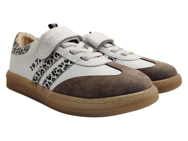 Кросівки з супінатором Bebetom 70.73.358 31 19,5см  Білі з леопардовим