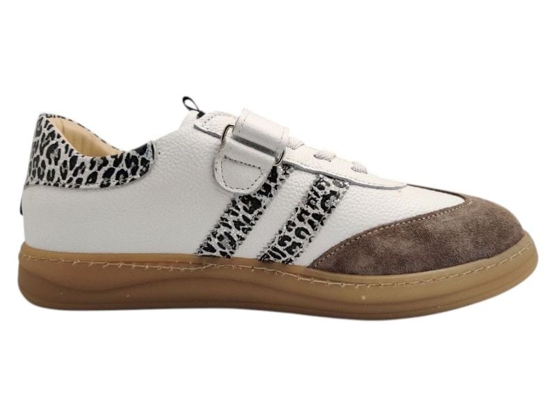 Кросівки з супінатором Bebetom 70.73.358 39 25,1см  Білі з леопардовим