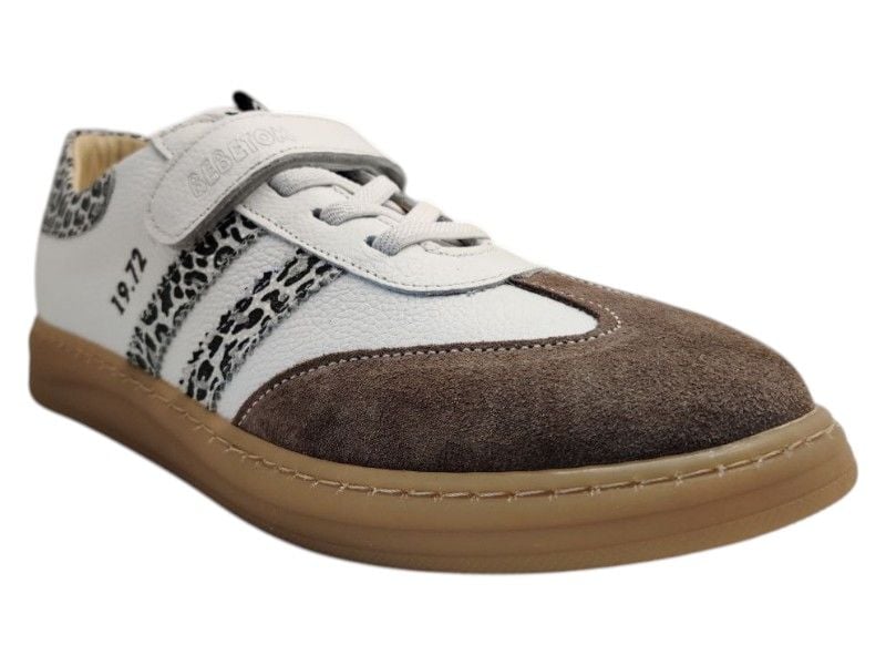 Кросівки з супінатором Bebetom 70.73.358 39 25,1см  Білі з леопардовим