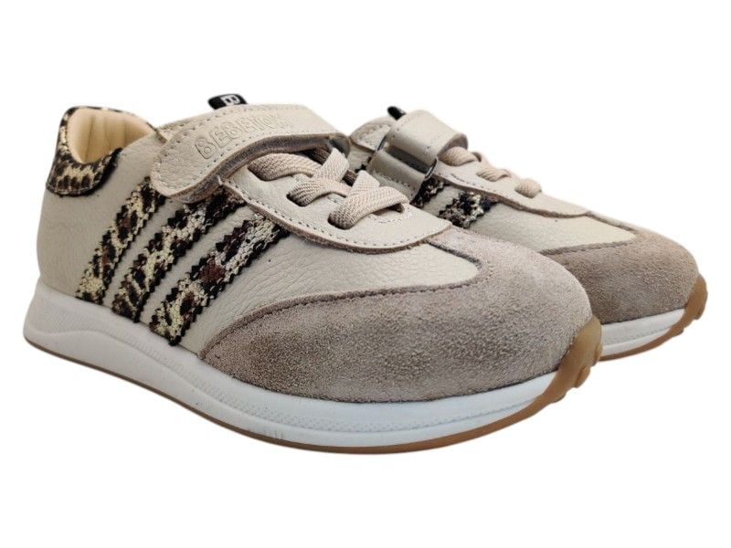 Кросівки з супінатором Bebetom 70.53.242 26 16,4см  Бежеві з леопардовим
