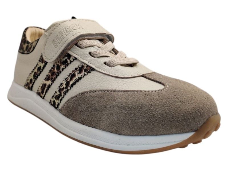 Кросівки з супінатором Bebetom 70.53.242 33 21,2см  Бежеві з леопардовим