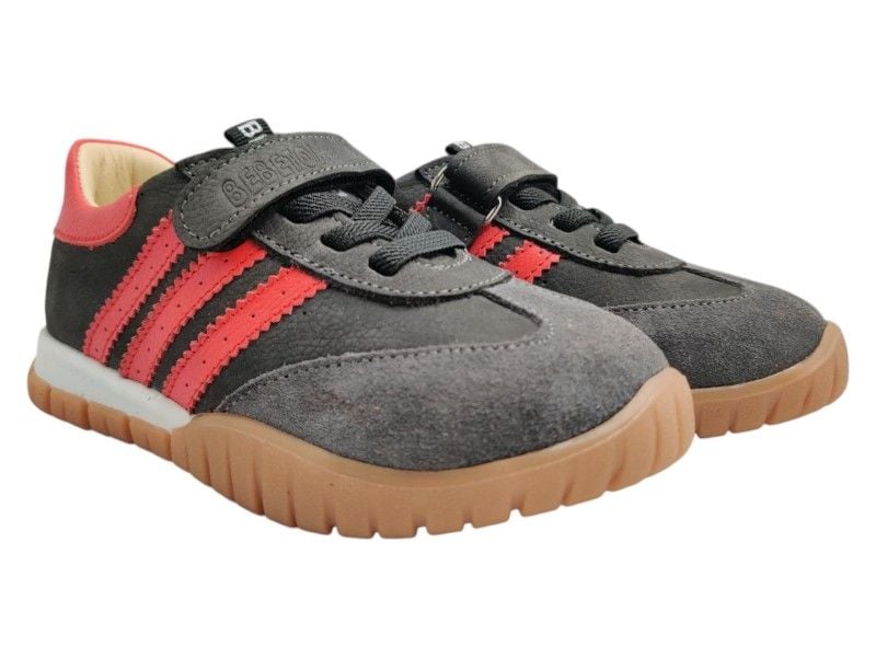 Кросівки з супінатором Bebetom 70.53.024 29  Темно-сірі з червоним