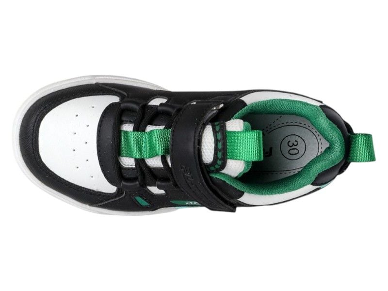 Кросівки Flamingo 23.14 29 18,8см  Чорно-біло-зелені