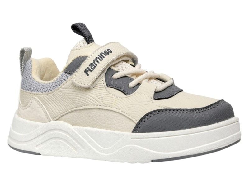 Кросівки Flamingo 23.17 25 15,8см  Бежево-сірі
