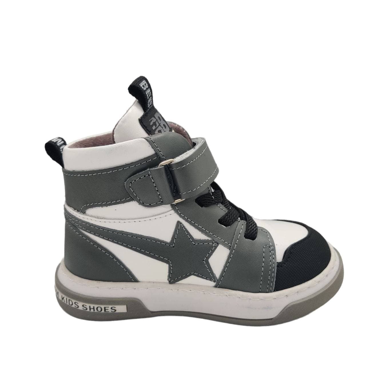 Черевики демісезонні з супінатором Bebetom 70.83.782 21 13см  Сірі з білим