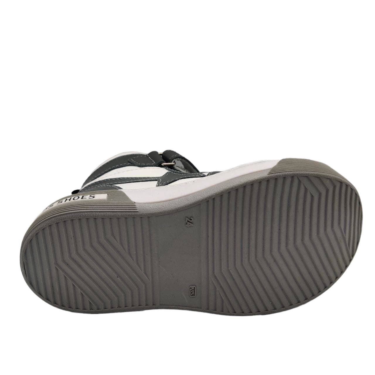 Черевики демісезонні з супінатором Bebetom 70.83.782 21 13см  Сірі з білим