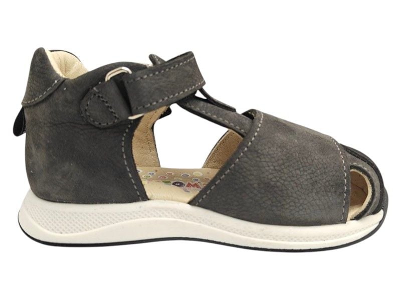 Босоніжки із закритим носком Bebetom 70.34.198 24 15,5см  Темно-сірі