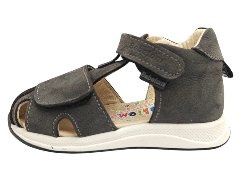 Босоніжки із закритим носком Bebetom 70.34.198 24 15,5см  Темно-сірі