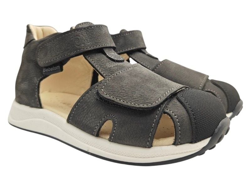Босоніжки із закритим носком Bebetom 70.34.198 27 17,4см  Темно-сірі