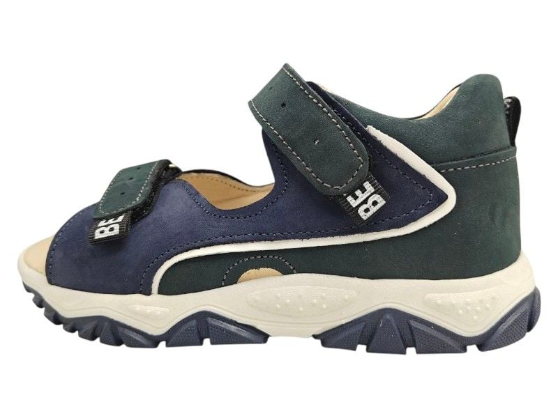 Босоніжки з супінатором Bebetom 70.01.209 28 18см  Темно-сині з зеленим