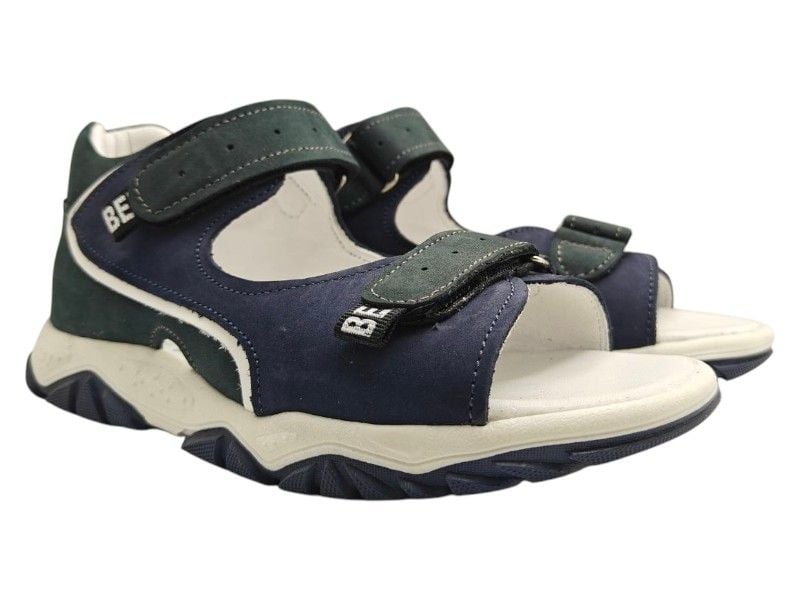 Босоніжки з супінатором Bebetom 70.01.209 32 20,7см  Темно-сині з зеленим