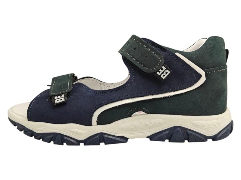 Босоніжки з супінатором Bebetom 70.01.209 32 20,7см  Темно-сині з зеленим