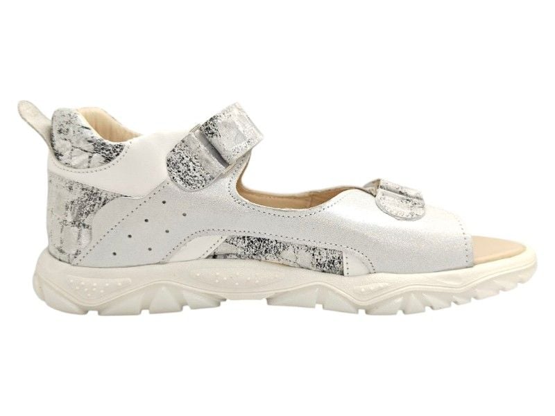 Босоніжки з супінатором Bebetom 70.20.802 39 24,8см  Перламутрово-сріблясті