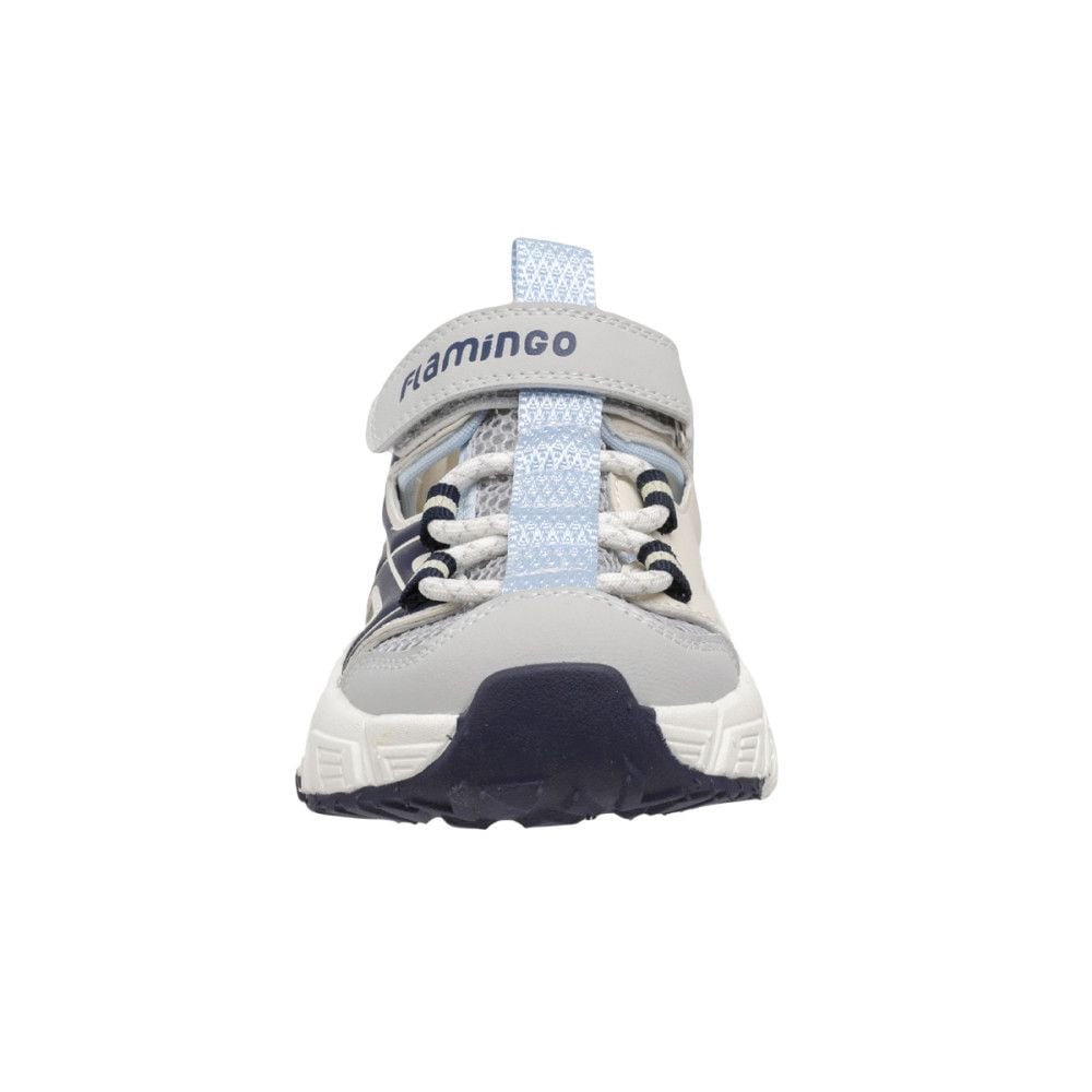 Босоніжки для хлопчиків Flamingo сірі з синім спортивні 28 17,5см  23.38