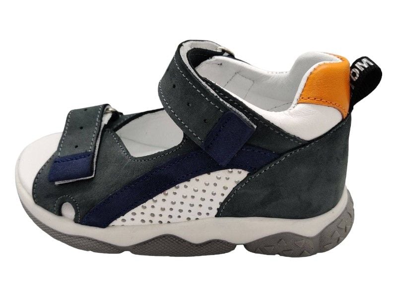 Босоніжки з супінатором Bebetom 70.89.273 30 19,3см  Темно-сірі з білим