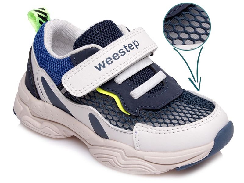 Кросівки Weestep 48.31 24 15см  Білі з синім