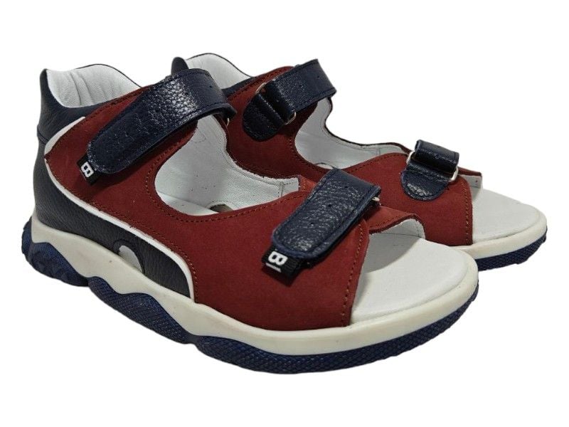 Босоніжки з супінатором Bebetom 70.01.819 36 23,1см  Темно-сині з бордовим