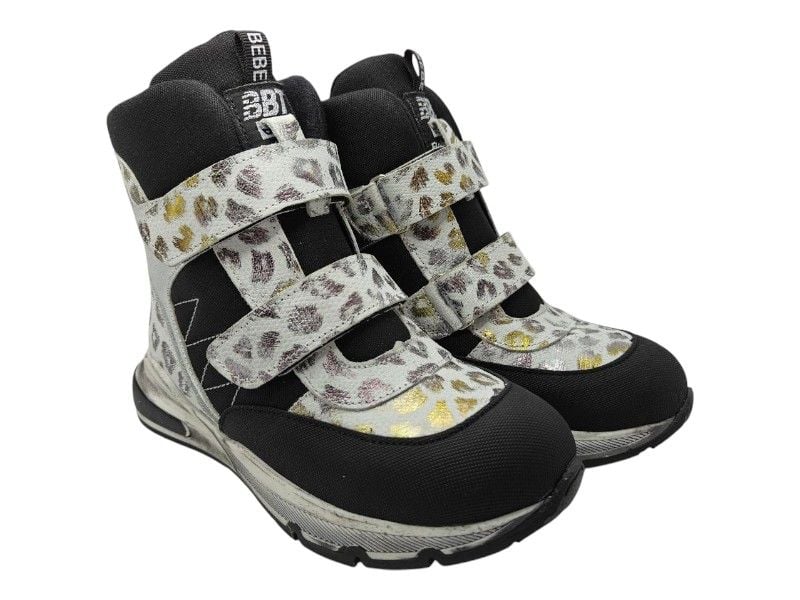 Зимові черевики з супінатором Bebetom 70.06.715 36 22,9см  Білі з сріблястим