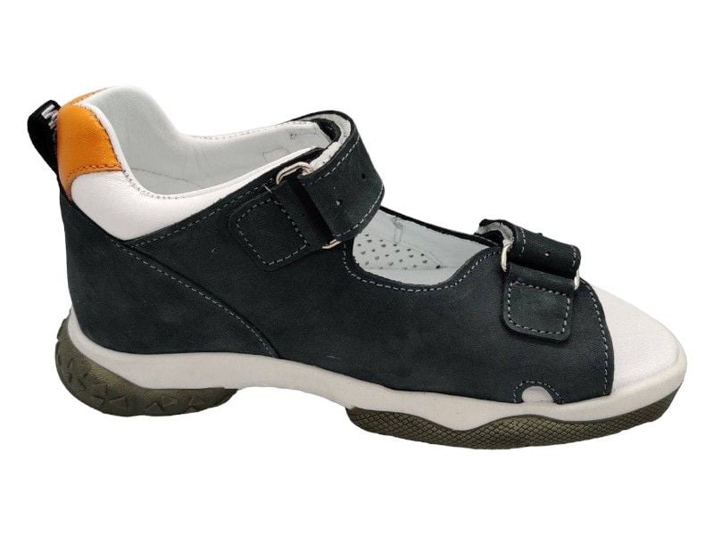 Босоніжки з супінатором Bebetom 70.89.273 36 23,5см Темно-сірі з білим