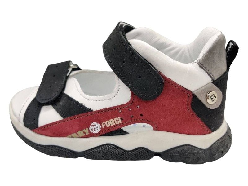 Босоніжки з супінатором Bebetom 70.77.641 30 19,2см Чорно-бордові з білим